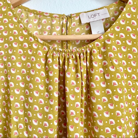 LOFT ochre and blush tank, LP - Picture 2 of 3